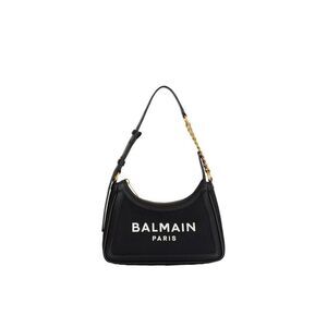 Balmain Black Cotton Shoulder Women's Bag